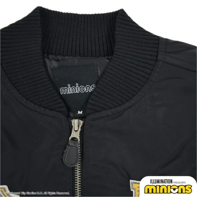 ミニオン MA-1 ジャケット アウター 春秋冬 ミニオンズ ワッペン ミニオン MA-1 ジャケット アウター 春秋冬 ミニオンズ ワッペン