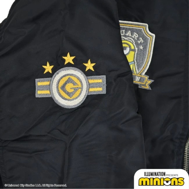 ミニオン MA-1 ジャケット アウター 春秋冬 ミニオンズ ワッペン ミニオン MA-1 ジャケット アウター 春秋冬 ミニオンズ ワッペン