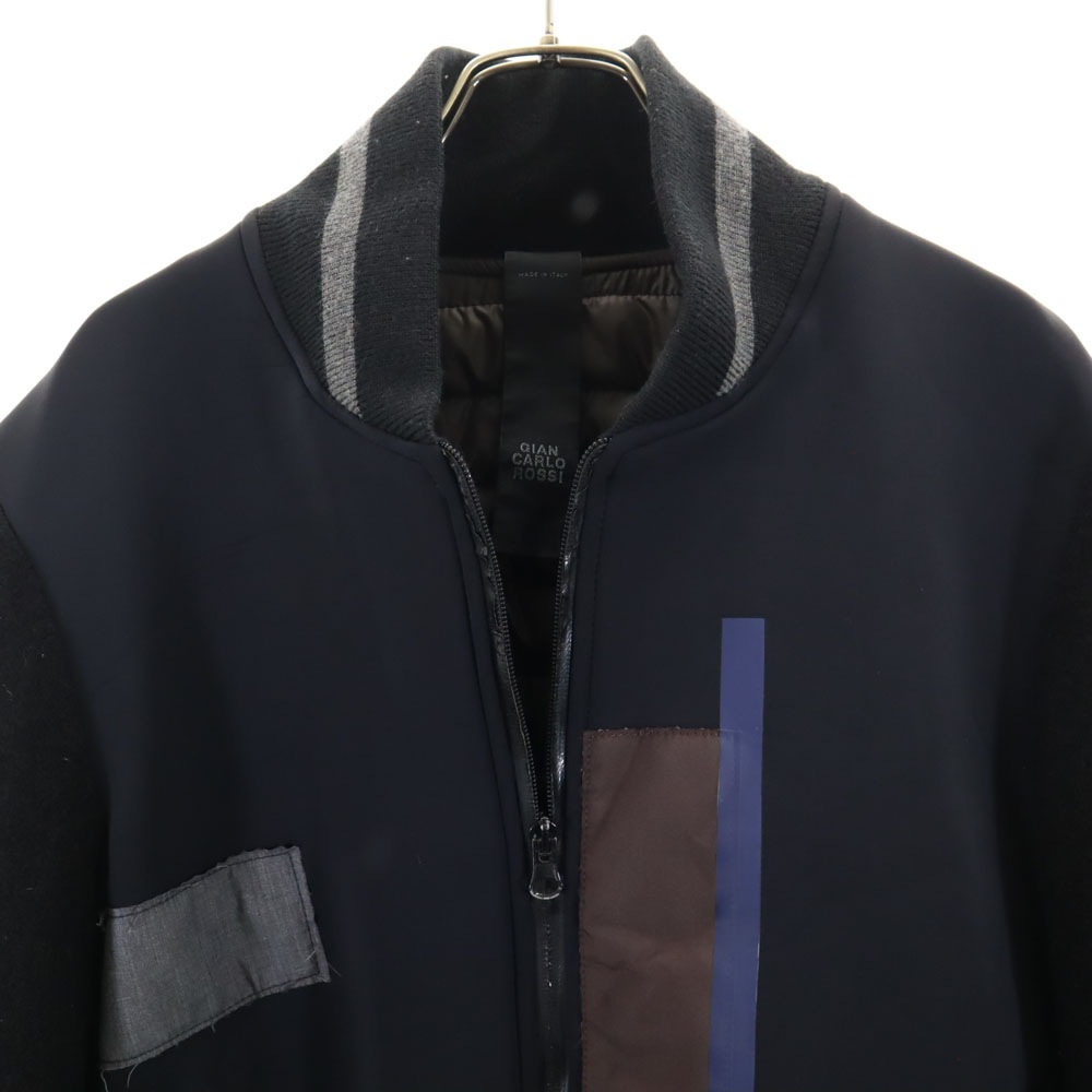 ジャン カルロ ロッシ イタリア製 中綿 スタジャン 50 ブラック系 GIAN