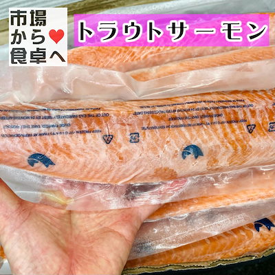 新作日本製 トラウトサーモン ロイン 【サーモン生食 : 食品 即納特価