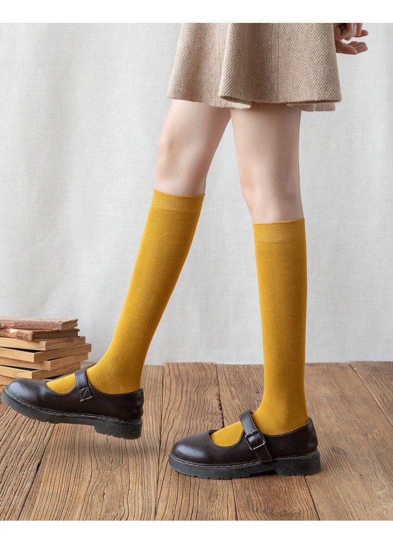 【1つ買うと1つ無料】【メガ割】福袋 3足セット 段階着圧ハイソックス 靴下 ソックス レディース 着圧 ハイソックス 綿 あったか 通学