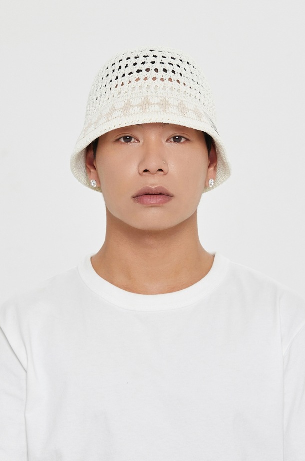 ROMANTIC CROWN】 SHINING KNIT BUCKET HAT ニット帽