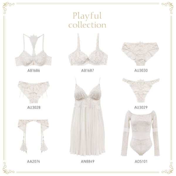 アンブラ ANNEBRA Playful モチーフレース ガーターベルト ランジェリー アンブラ ANNEBRA Playful モチーフレース ガーターベルト ランジェリー