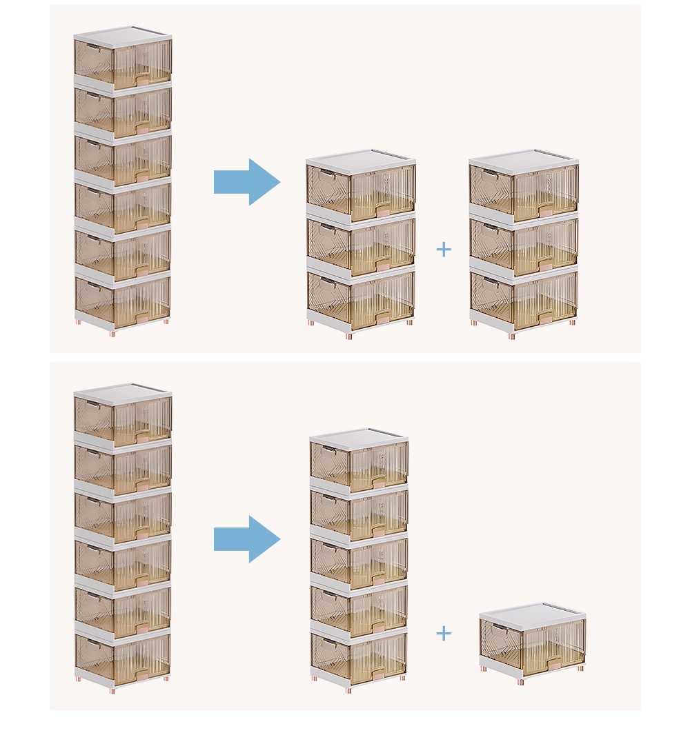 506【2個セット】収納ボックス 6段 組み合わせ自由 前開き 折りたたみ シューズボックス 衣装ケース 大容量 大型 押し入れ収納ケース クリアボックス 蓋付き おもちゃ 衣類 折り畳み おしゃれ5 506【2個セット】収納ボックス 6段 組み合わせ自由 前開き 折りたたみ シューズボックス 衣装ケース 大容量 大型 押し入れ収納ケース クリアボックス 蓋付き おもちゃ 衣類 折り畳み おしゃれ5