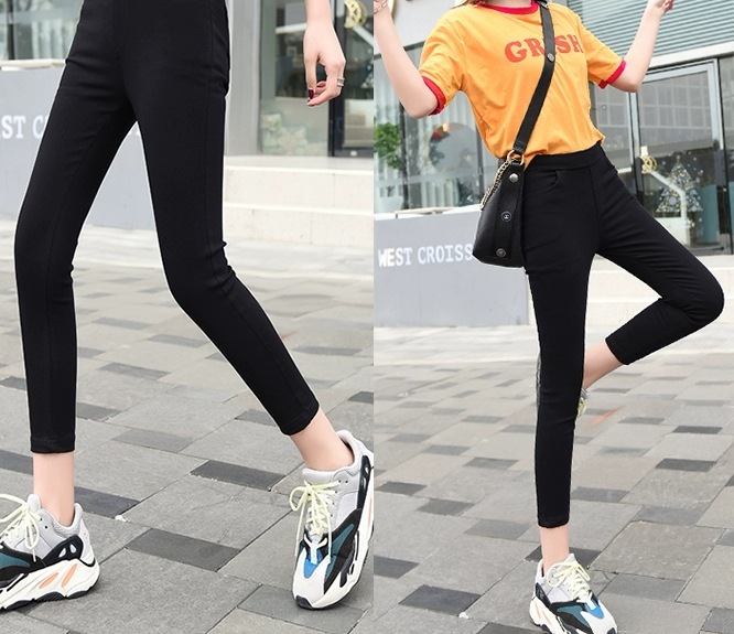 レディース パンツ レギンス スキニーパンツ 8分丈 9分丈 スリム 細身 ストレート 伸縮性 快適 シンプル カジュアル おしゃれ かっこいい 無地 春 夏 秋 冬 オールシーズン
