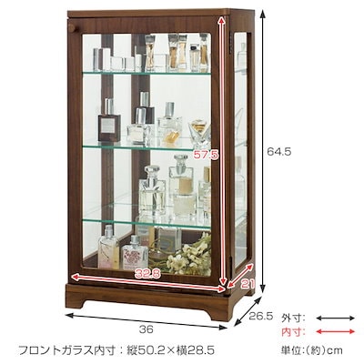 爆買い新作 コレクションケース ガラスケース 背面ミ : 家具・インテリア 即納NEW