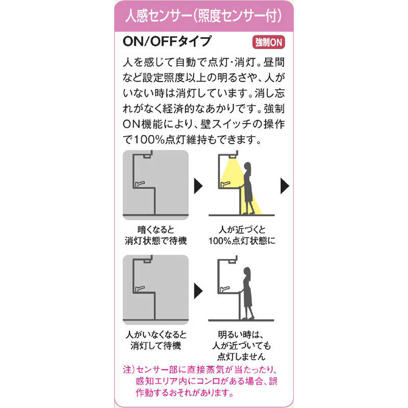 大光電機 人感センサー付きLEDキッチンライト DXL-81344C 大光電機 人感センサー付きLEDキッチンライト DXL-81344C