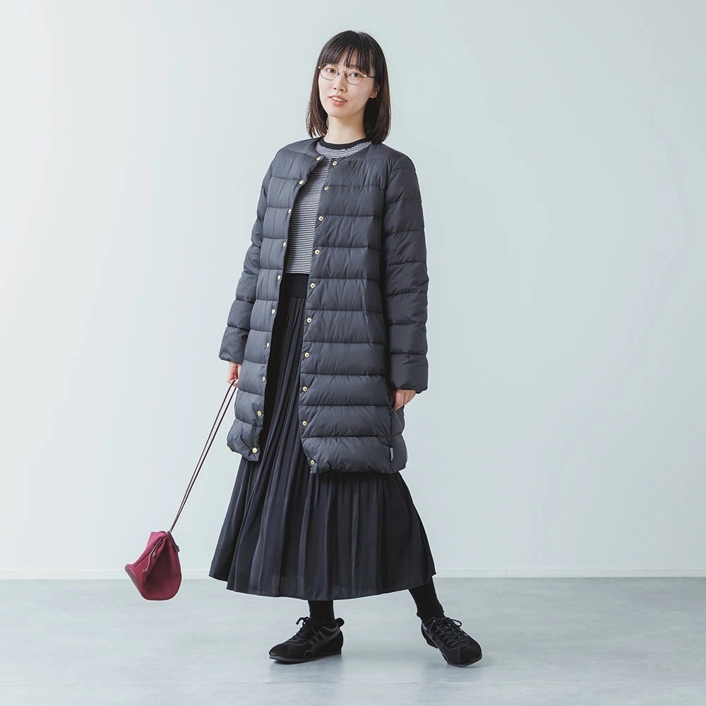 【2025秋冬】sosotto ソソット アンティークサテン 消しプリーツスカート ロングスカート ウエストゴム 無地 裏地付き 2025AW