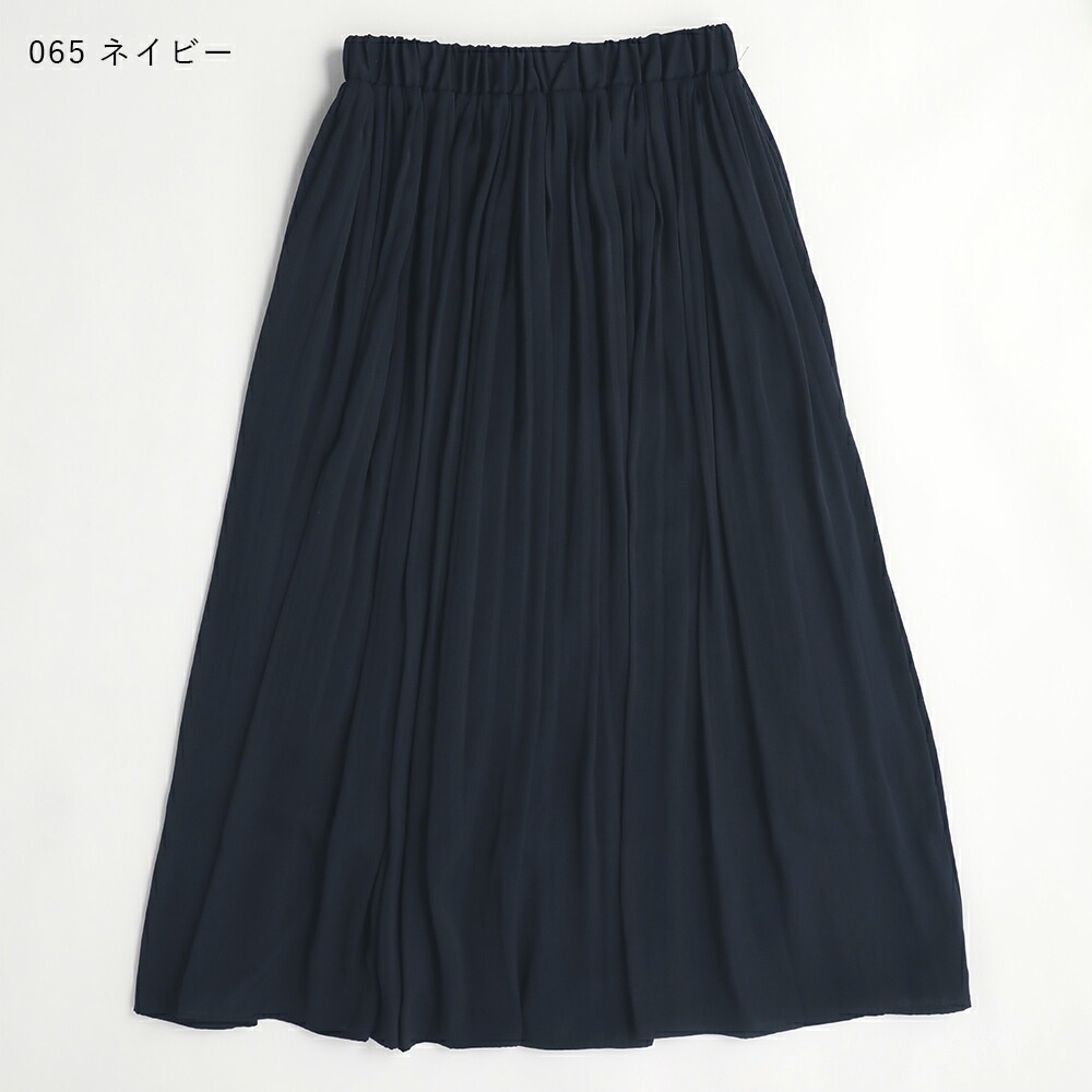 【2025秋冬】sosotto ソソット アンティークサテン 消しプリーツスカート ロングスカート ウエストゴム 無地 裏地付き 2025AW