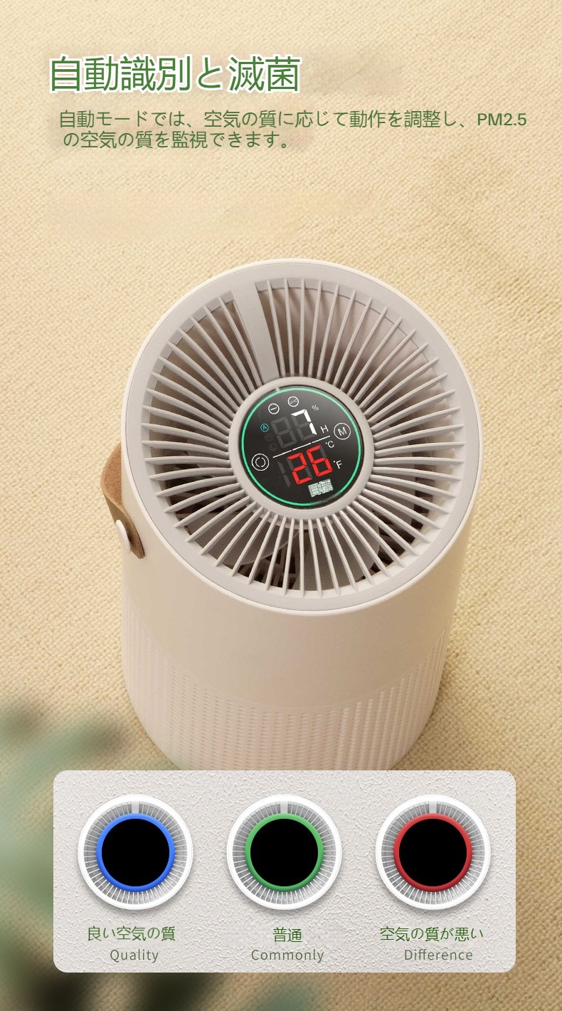 新型室内空気清浄機uvcランプ殺菌ホルムアルデヒド除去デスクトップ便利マイナスイオン空気清浄機 新型室内空気清浄機uvcランプ殺菌ホルムアルデヒド除去デスクトップ便利マイナスイオン空気清浄機