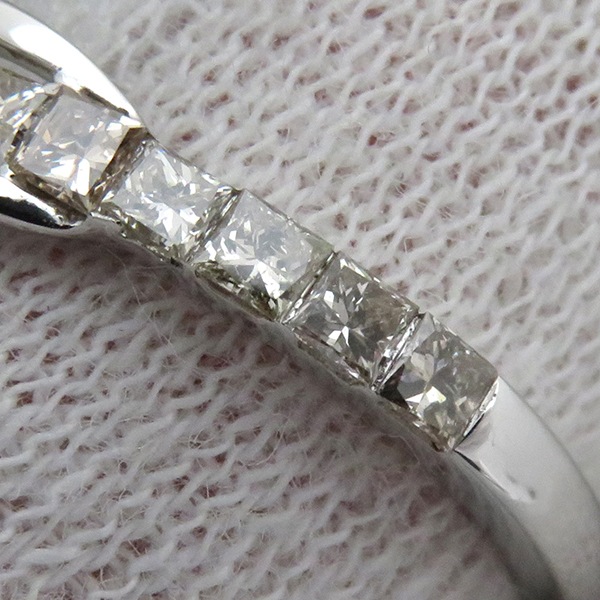 リング 指輪 ベルトモチーフ ダイヤリング K18WG ダイヤモンド ホワイトゴールド 750 11号【中古】