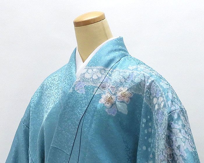 訪問着 新品仕立済 正絹 絞り染色作家 吉乃一廉作 身丈164.5cm 裄丈68cm 辻が花絞り 新品 仕立て上がり 着物 結婚式 入学式 卒業式 b1010