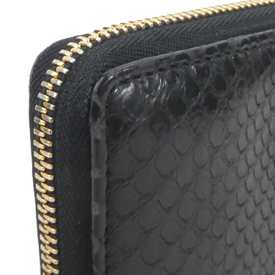 グッチ GUCCI ラウンドファスナー長財布 ソーホー パイソン ブラック ユニセックス 308004 h30517a グッチ GUCCI ラウンドファスナー長財布 ソーホー パイソン ブラック ユニセックス 308004 h30517a