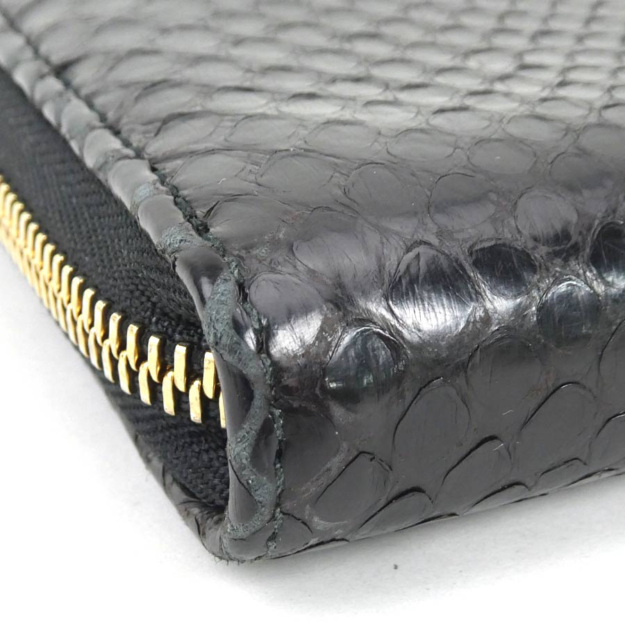 グッチ GUCCI ラウンドファスナー長財布 ソーホー パイソン ブラック ユニセックス 308004 h30517a グッチ GUCCI ラウンドファスナー長財布 ソーホー パイソン ブラック ユニセックス 308004 h30517a