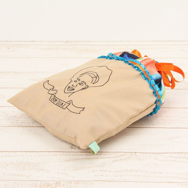 ポーチ レディースバッグ レディースファッション Face刺繍 巾着 おしゃれ スマート 女の子 旅 ポーチ レディースバッグ レディースファッション Face刺繍 巾着 おしゃれ スマート 女の子 旅