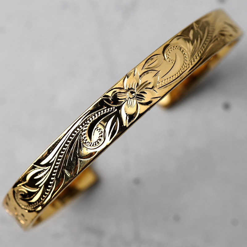 BFF ハワイアンバングル 幅8mm [bffb003-g]