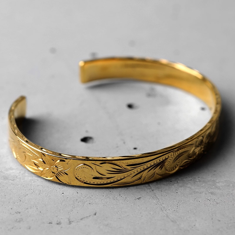 BFF ハワイアンバングル 幅8mm [bffb003-g]