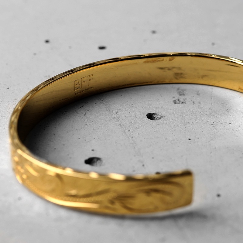 BFF ハワイアンバングル 幅8mm [bffb003-g]