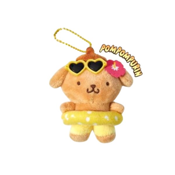 Qoo10] サンリオ オリーブヤング 人形キーリング（タンニン