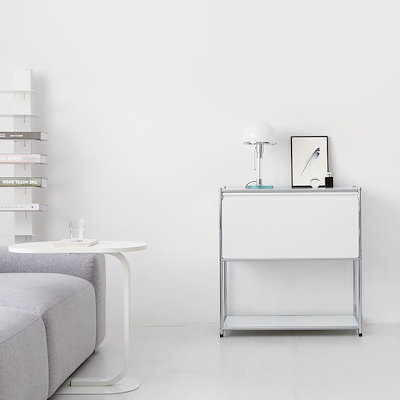 韓国インテリア MARKETB モジュール収納家具　SIMPLIE ホワイト MARKET B 日本公式】MARKET B｜SIMPLIE モジュール2段収納ラック