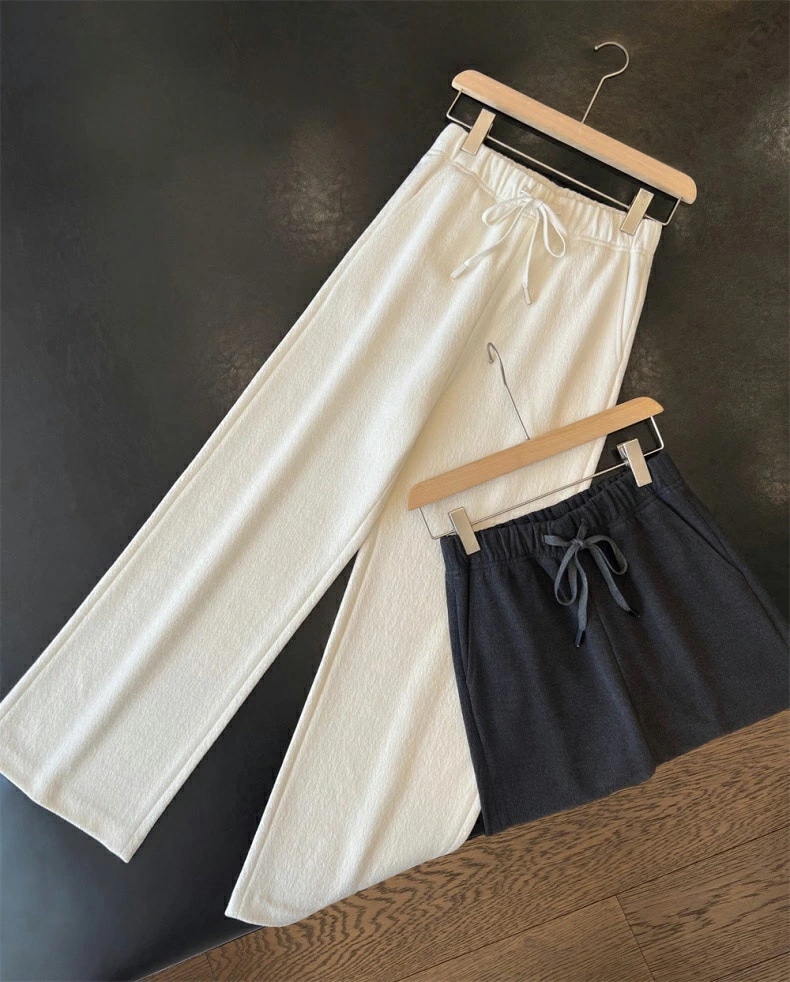 【2枚購入で1oo円OFF】ワイド パンツ カジュアル ボトムス 裏起毛 暖か 選べるバリエーション レディース おしゃれ 流行 シンプル 着回し 大人可愛い 無地 楽ちん ズボン