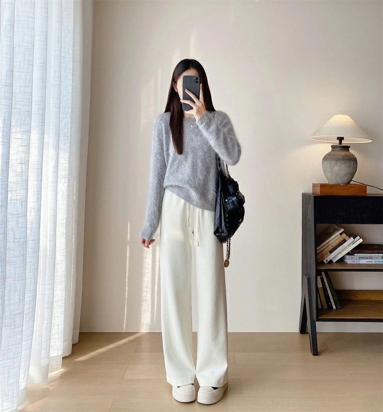 【2枚購入で1oo円OFF】ワイド パンツ カジュアル ボトムス 裏起毛 暖か 選べるバリエーション レディース おしゃれ 流行 シンプル 着回し 大人可愛い 無地 楽ちん ズボン