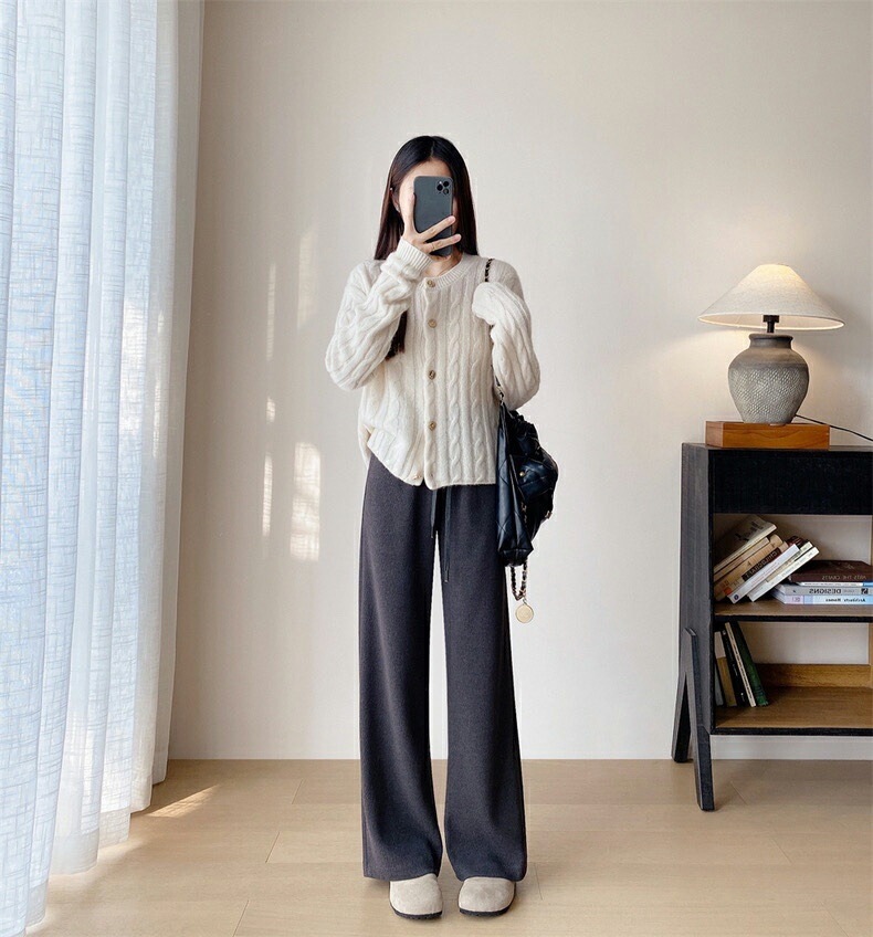 【2枚購入で1oo円OFF】ワイド パンツ カジュアル ボトムス 裏起毛 暖か 選べるバリエーション レディース おしゃれ 流行 シンプル 着回し 大人可愛い 無地 楽ちん ズボン