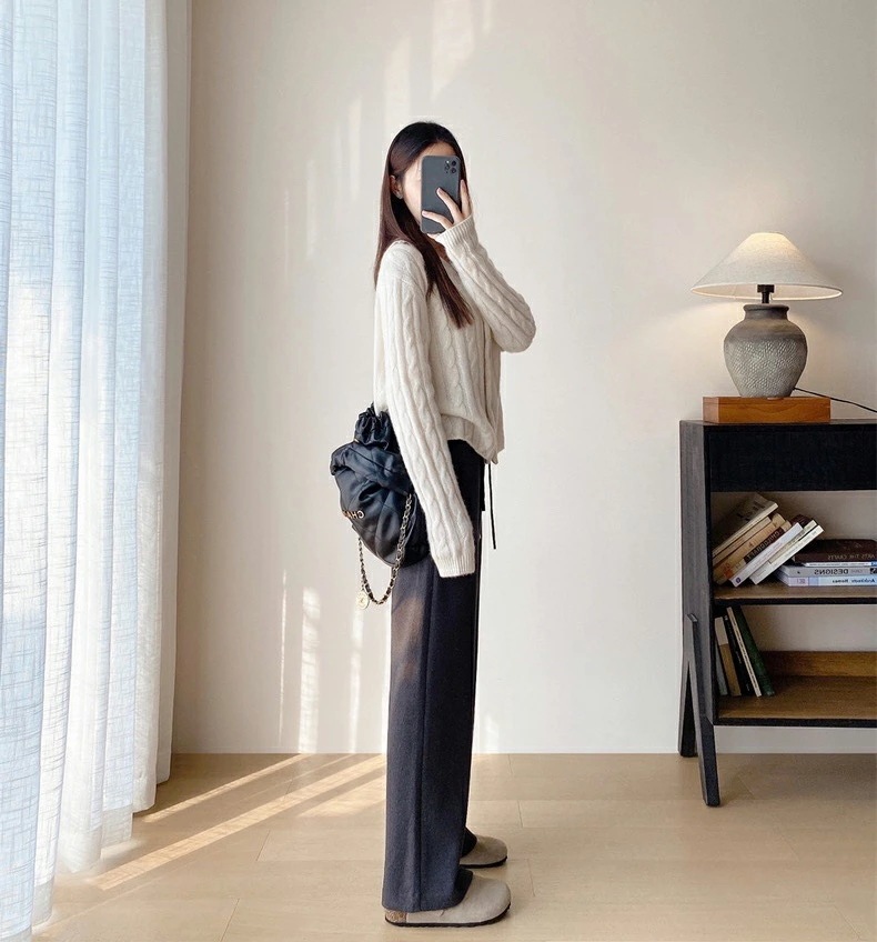 【2枚購入で1oo円OFF】ワイド パンツ カジュアル ボトムス 裏起毛 暖か 選べるバリエーション レディース おしゃれ 流行 シンプル 着回し 大人可愛い 無地 楽ちん ズボン