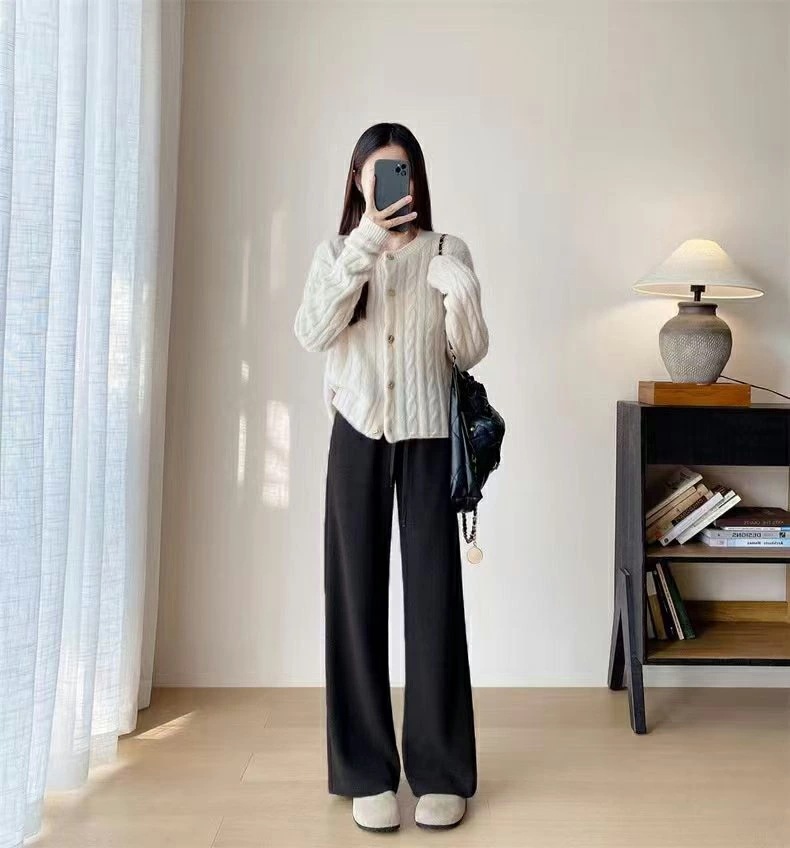 【2枚購入で1oo円OFF】ワイド パンツ カジュアル ボトムス 裏起毛 暖か 選べるバリエーション レディース おしゃれ 流行 シンプル 着回し 大人可愛い 無地 楽ちん ズボン