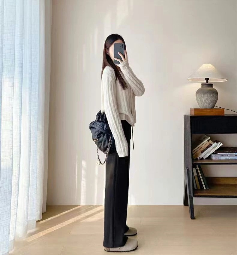 【2枚購入で1oo円OFF】ワイド パンツ カジュアル ボトムス 裏起毛 暖か 選べるバリエーション レディース おしゃれ 流行 シンプル 着回し 大人可愛い 無地 楽ちん ズボン