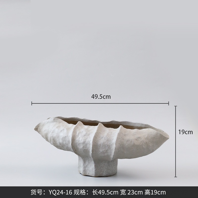 景徳鎮陶磁器花瓶置物高級感復古侘び寂び風乾花生け花陶器缶アイデア