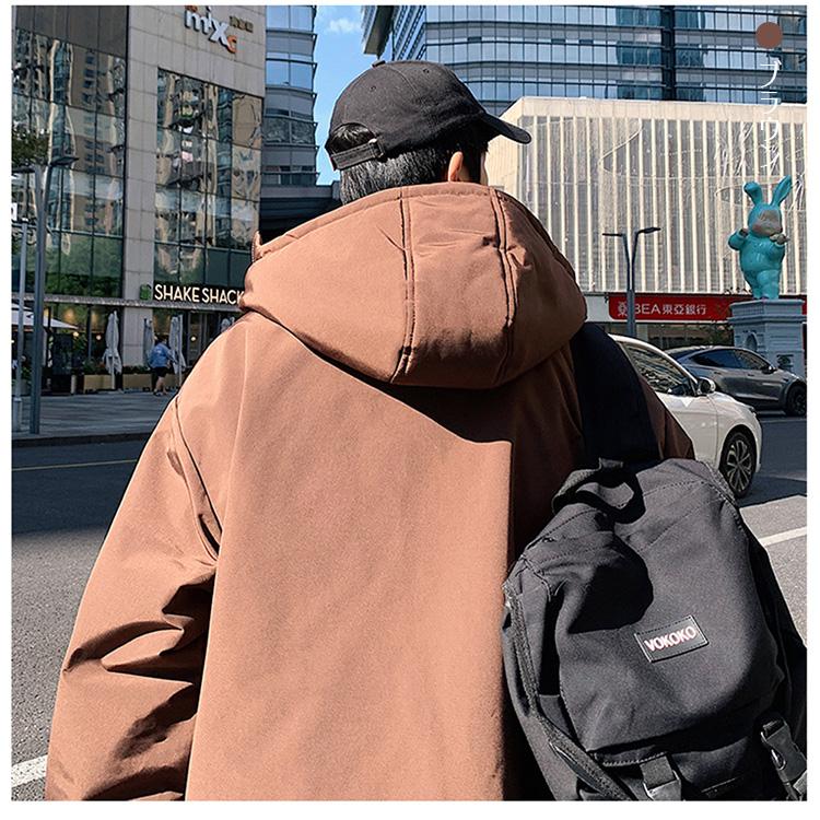 ジャケット メンズ フード付き アウター 長袖 パーカー シンプル ゆとり カジュアル 無地 防風 袖口リブ仕様 おしゃれ 秋冬春 おすすめ
