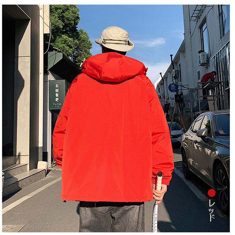 ジャケット メンズ フード付き アウター 長袖 パーカー シンプル ゆとり カジュアル 無地 防風 袖口リブ仕様 おしゃれ 秋冬春 おすすめ