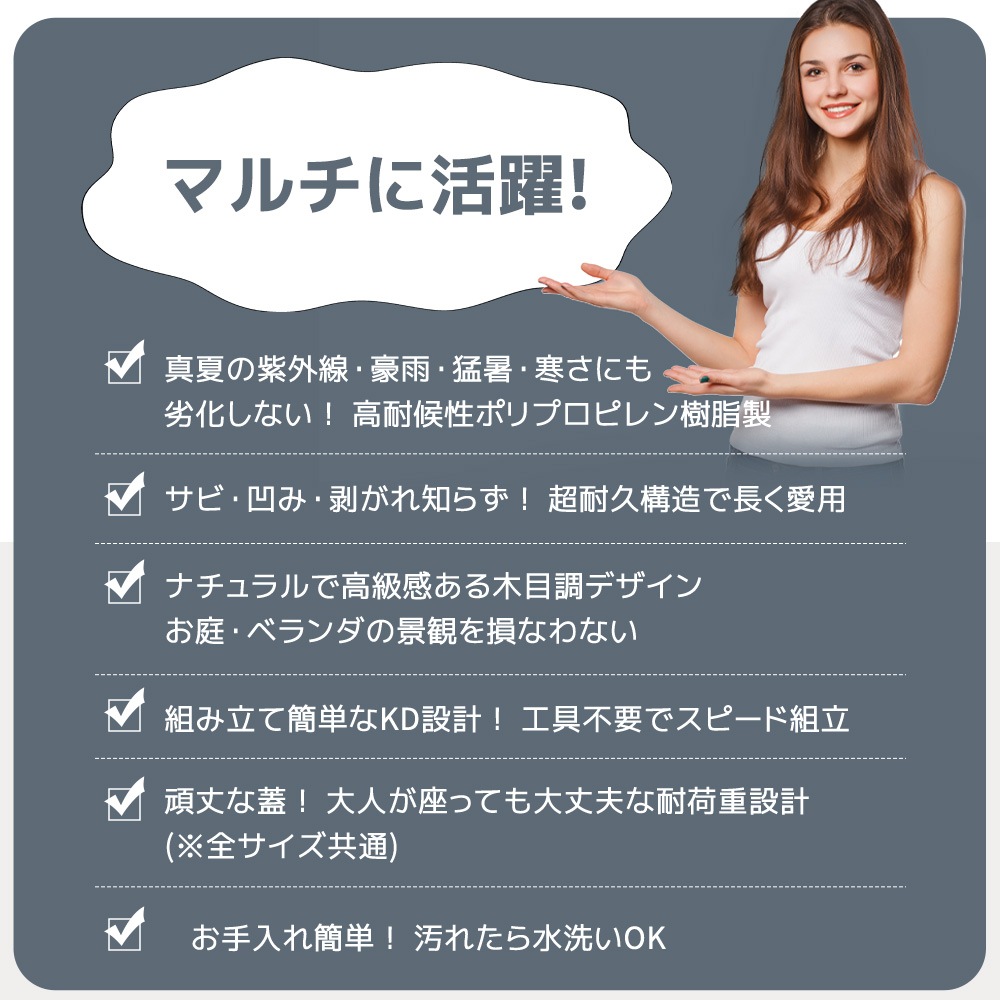 国内即発送!送.料.無.料!【170L 78.1*43.4*55.5cm】戸外収納庫 収納ボックス 置き配 ゴミ箱 小型 屋外 ストッカー 防水/耐侯 収納可能 ガーデン/庭/ベランダ 頑丈 ブラック 国内即発送!送.料.無.料!【170L 78.1*43.4*55.5cm】戸外収納庫 収納ボックス 置き配 ゴミ箱 小型 屋外 ストッカー 防水/耐侯 収納可能 ガーデン/庭/ベランダ 頑丈 ブラック