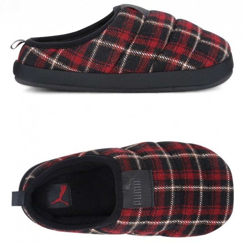 プーマスカフフランネル 386338-01 冬用/防寒用スリッパ プーマスカフフランネル 386338-01 冬用/防寒用スリッパ