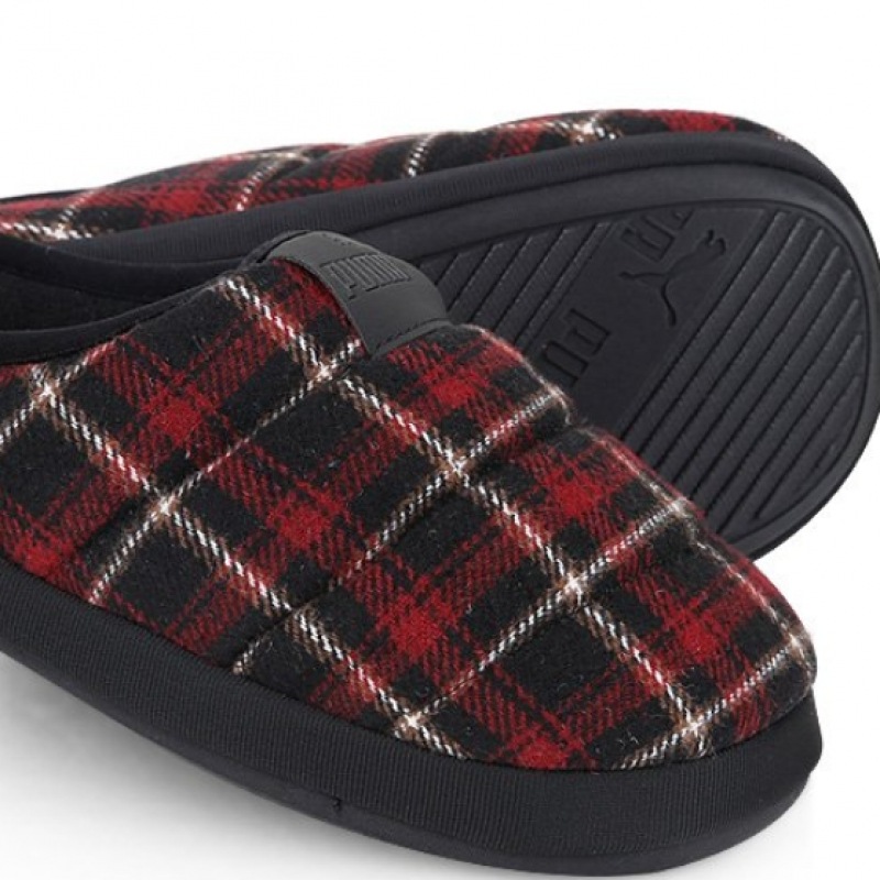 プーマスカフフランネル 386338-01 冬用/防寒用スリッパ プーマスカフフランネル 386338-01 冬用/防寒用スリッパ