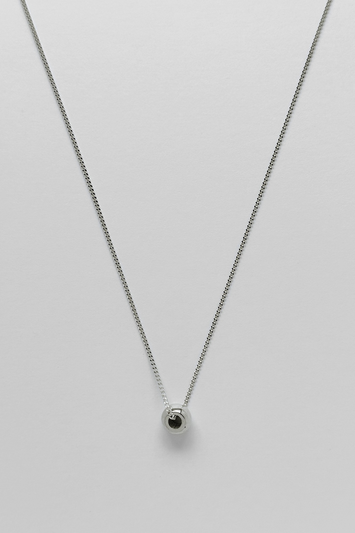ネックレス・ペンダント Monday Edition _ Petite Ring Pendant Silver Necklace Monday Edition】24SS PETITE RING PENDANT SILVER NECKLACE