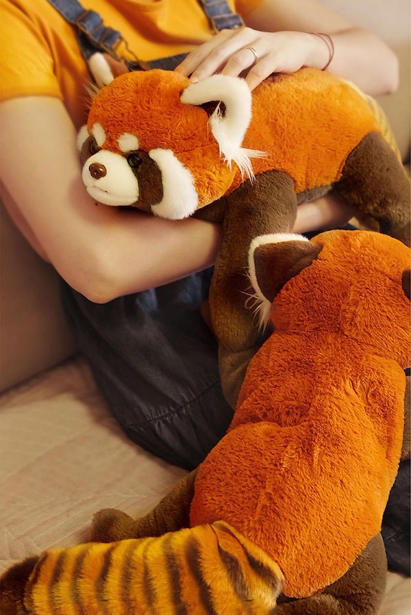 Qoo10] レッサーパンダ ぬいぐるみ 35*20*