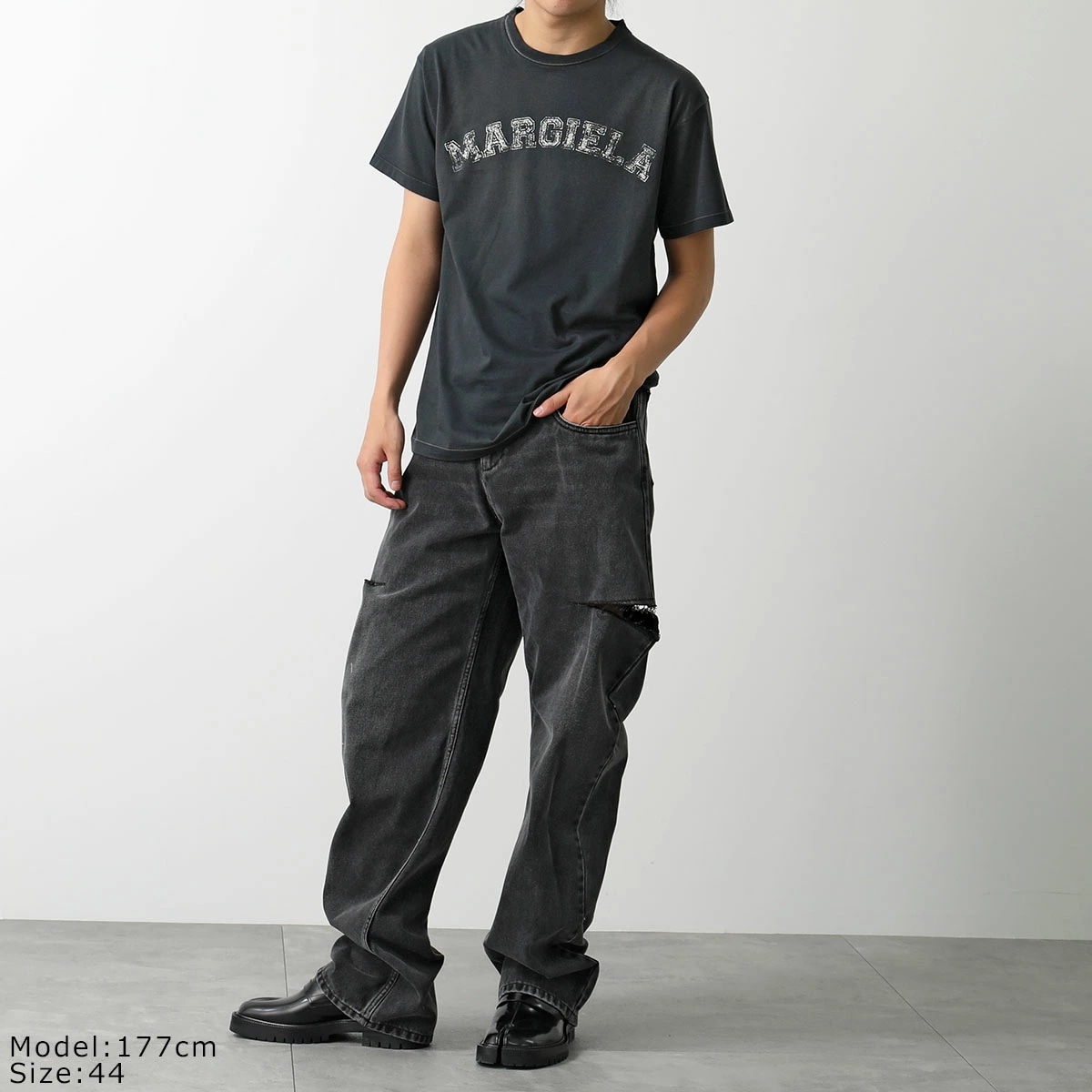 MAISON MARGIELA メゾンマルジェラ 1 ジーンズ S51LA0051 S30743 レディース デニムパンツ スラッシュディテール カットアウト ジーパン 965