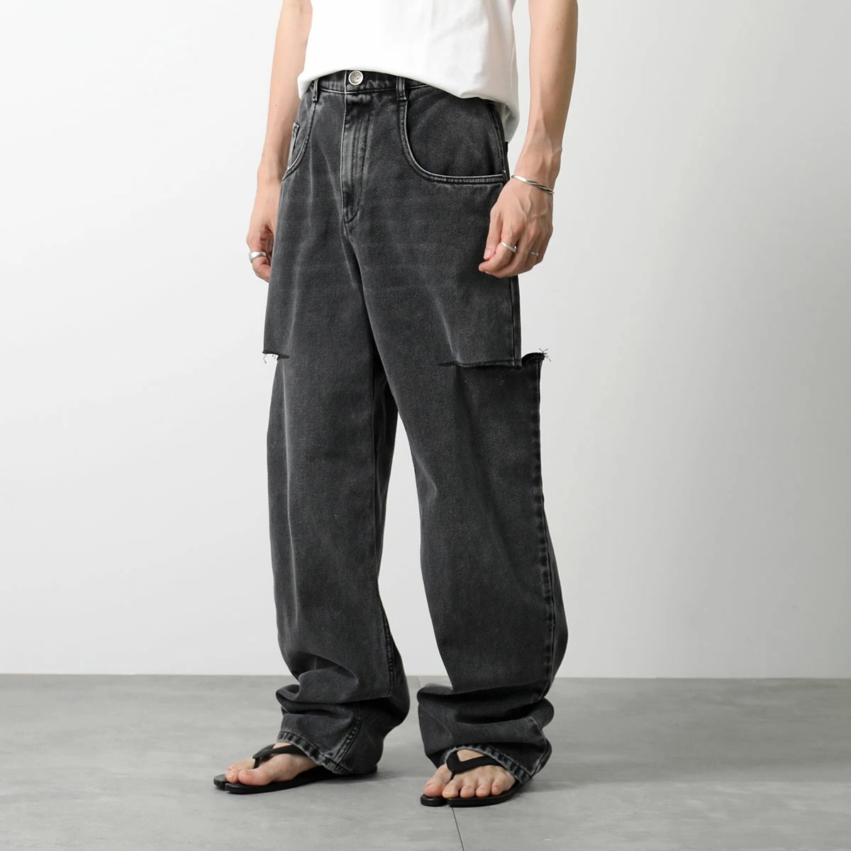 MAISON MARGIELA メゾンマルジェラ 1 ジーンズ S51LA0051 S30743 レディース デニムパンツ スラッシュディテール カットアウト ジーパン 965