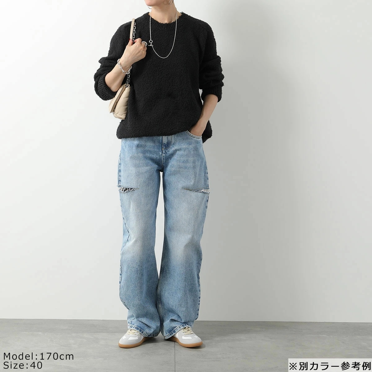 MAISON MARGIELA メゾンマルジェラ 1 ジーンズ S51LA0051 S30743 レディース デニムパンツ スラッシュディテール カットアウト ジーパン 965