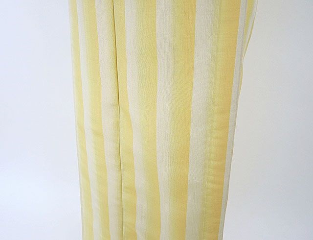 夏物 紬 新品仕立済 正絹 夏物 蕪重織物謹製 夏織物夏陰 縦縞