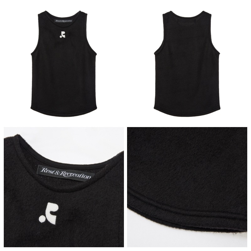 【REST&RECREATION】 HAIRY KNIT TANK TOP : 4COLORS 【REST&RECREATION】 HAIRY KNIT TANK TOP : 4COLORS