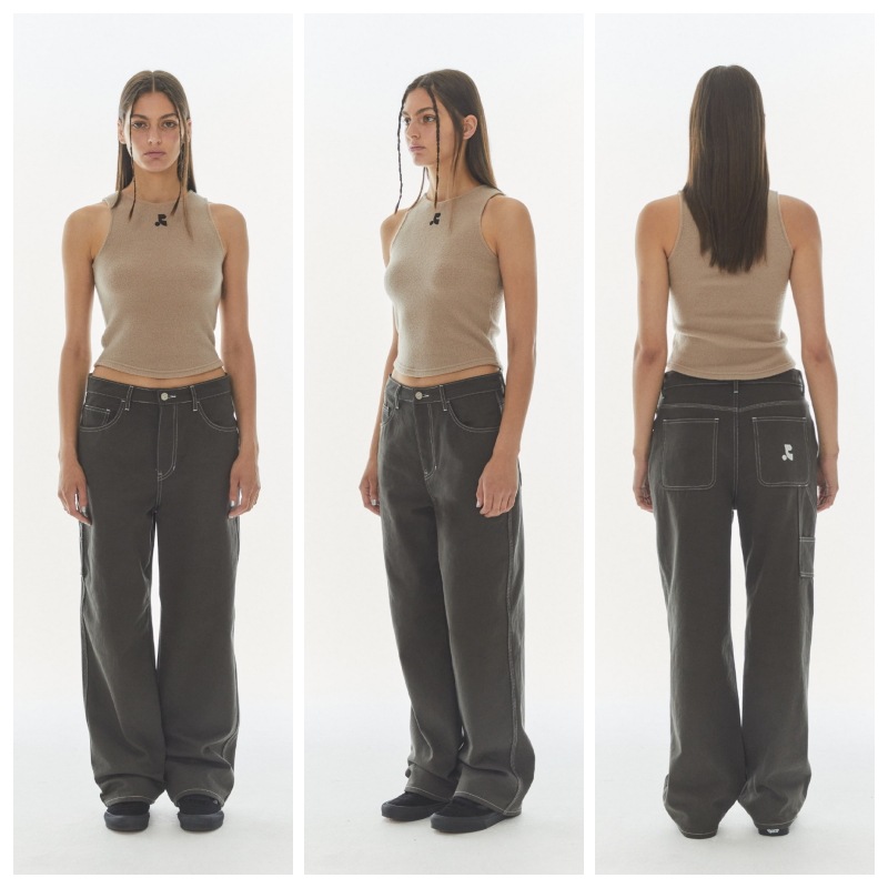 【REST&RECREATION】 HAIRY KNIT TANK TOP : 4COLORS 【REST&RECREATION】 HAIRY KNIT TANK TOP : 4COLORS