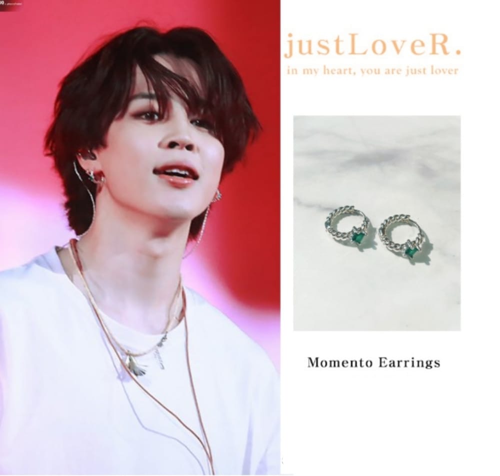BTS着用/クーポン贈呈/韓国ファッション/ 22ss/ジュエリー/Momento Earrings ピアス