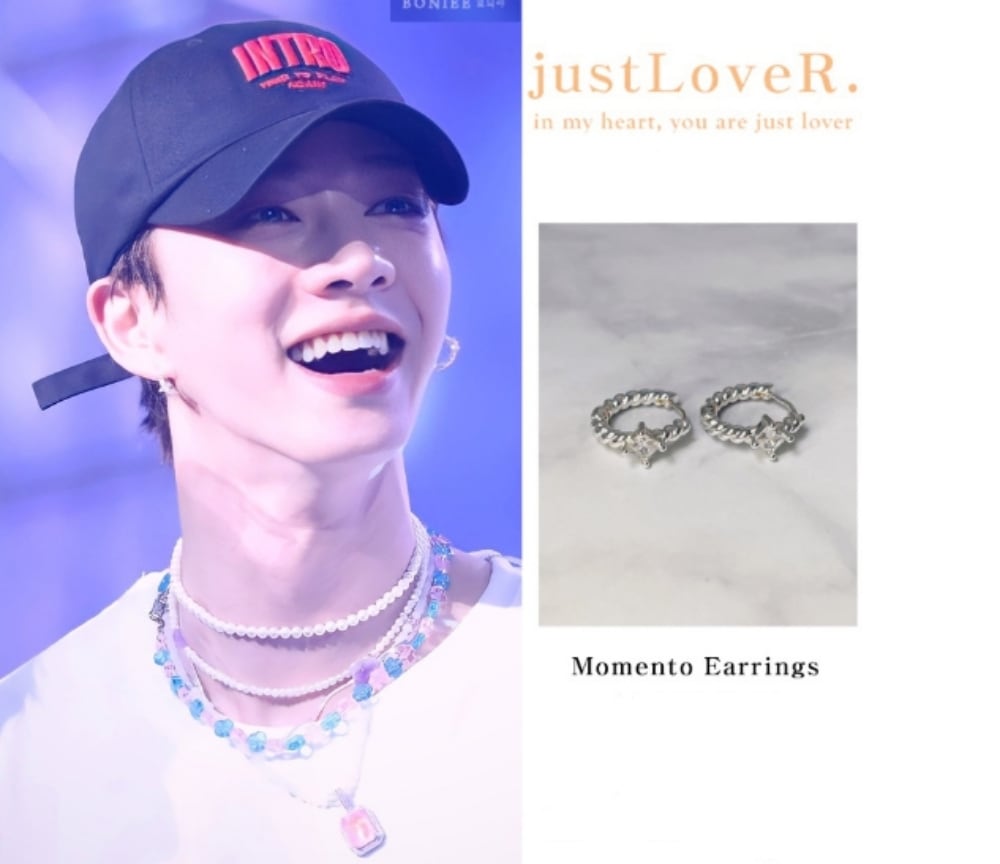 BTS着用/クーポン贈呈/韓国ファッション/ 22ss/ジュエリー/Momento Earrings ピアス