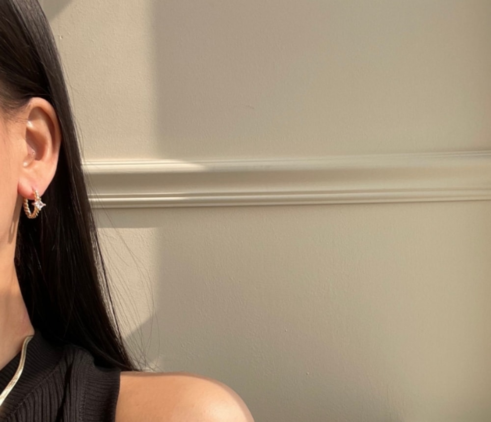 BTS着用/クーポン贈呈/韓国ファッション/ 22ss/ジュエリー/Momento Earrings ピアス