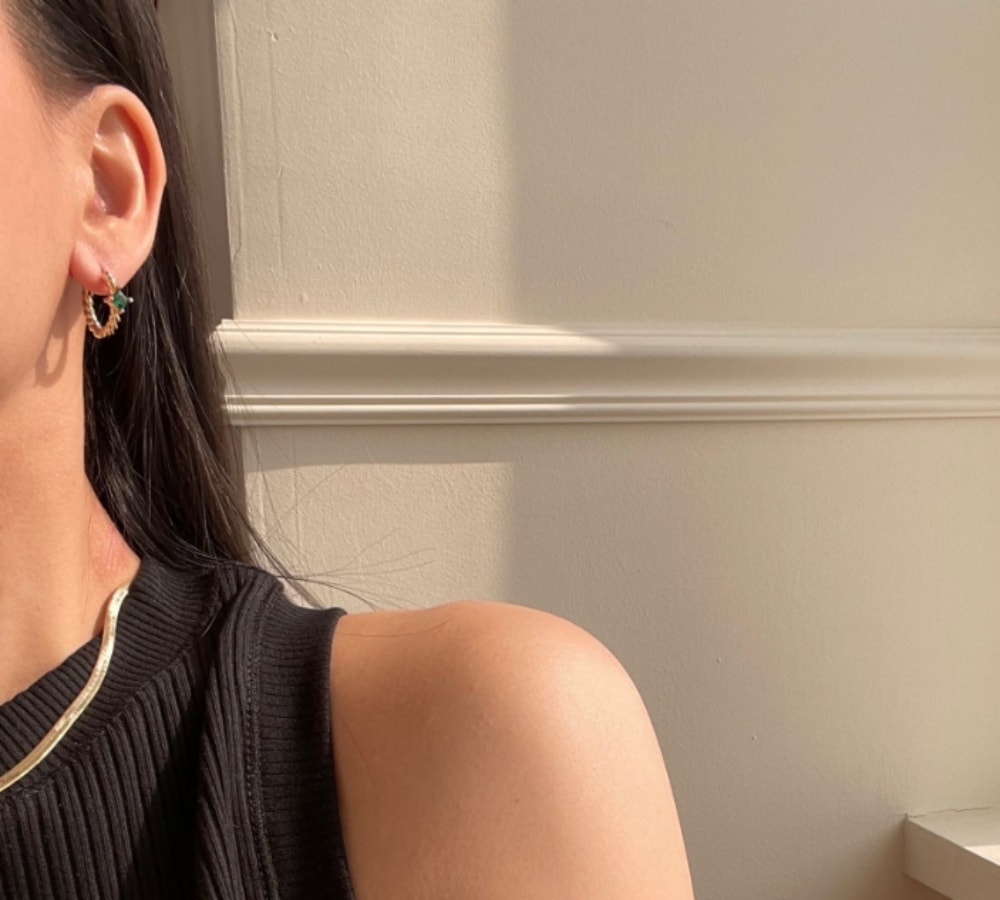 BTS着用/クーポン贈呈/韓国ファッション/ 22ss/ジュエリー/Momento Earrings ピアス