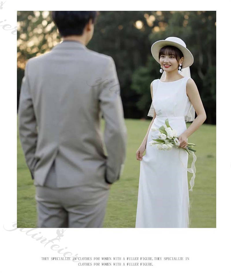 お一人様1点ウエディング ドレス フォトウエディング シンプル 袖なし パーティードレス カジュアル ビーチフォト カジュアル ロング丈 フォトウエディング 花嫁ドレス 前撮り 後撮り ファスナー ナ お一人様1点ウエディング ドレス フォトウエディング シンプル 袖なし パーティードレス カジュアル ビーチフォト カジュアル ロング丈 フォトウエディング 花嫁ドレス 前撮り 後撮り ファスナー ナ