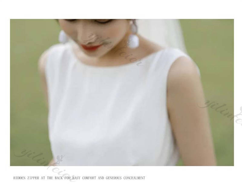 お一人様1点ウエディング ドレス フォトウエディング シンプル 袖なし パーティードレス カジュアル ビーチフォト カジュアル ロング丈 フォトウエディング 花嫁ドレス 前撮り 後撮り ファスナー ナ お一人様1点ウエディング ドレス フォトウエディング シンプル 袖なし パーティードレス カジュアル ビーチフォト カジュアル ロング丈 フォトウエディング 花嫁ドレス 前撮り 後撮り ファスナー ナ